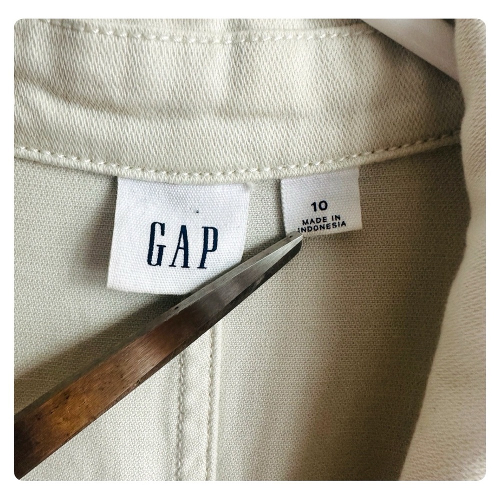 ★ Gap Utility Jumpsuit - Color Off white/ Grey Stone ★ - Picture 10 of 17